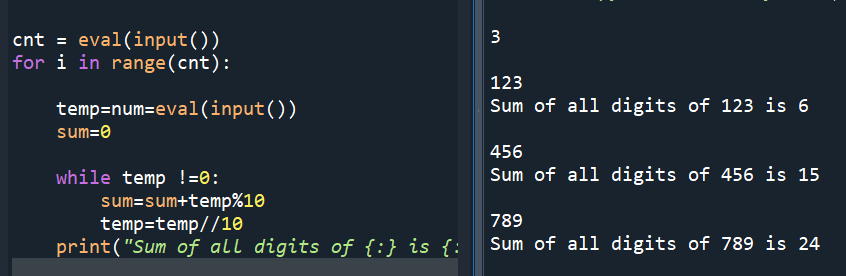 Python TQC考題308 迴圈位數加總,真的依題意把輸入值當數字很容易出錯,當字串並轉化為list會很好做, - 儲蓄保險王