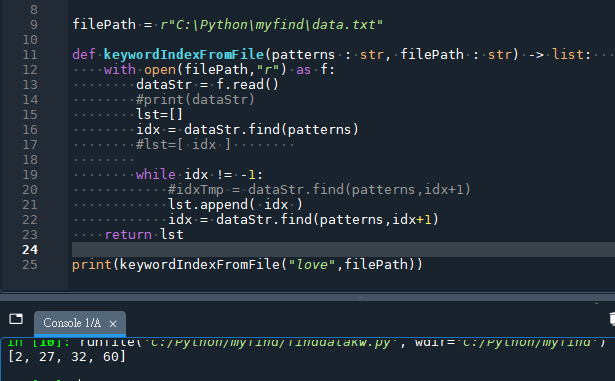 Python: 字串 str.find(關鍵字[,start][,end]),找不到的話回傳-1,如何找出資料字串中,所有關鍵字的index?詞頻計算 - 儲蓄保險王