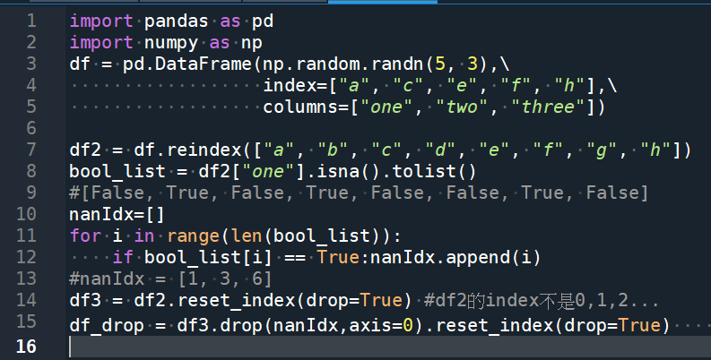 Python: pandas.isna() 處理丟失的數據,如何刪除DataFrame的空列? df3 = df2.reset_index (drop=True) ; df_drop = df3.drop ( nanIdx, axis = 0 ).reset_index( drop = True )    - 儲蓄保險王