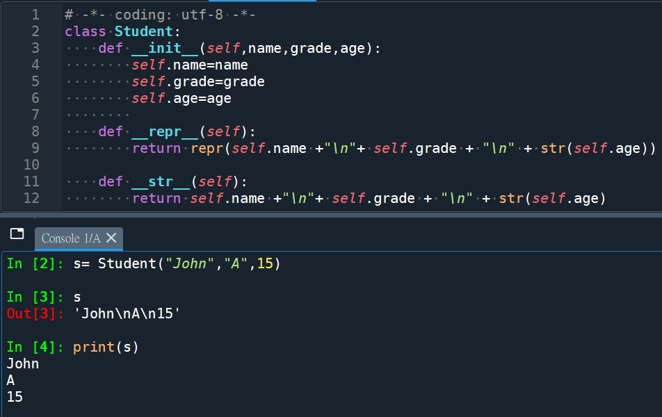 Python: sorted() 排序,參數key = lambda 匿名函式 ;物件導向 def __repr__(self): #原形畢露; def __str__(self): #給人閱讀 - 儲蓄保險王