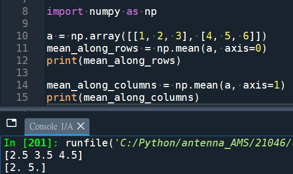 Python: numpy.mean(arry2d , axis=0) ; axis參數如何用? numpy.max() ; numpy.min() ; numpy.argmax() #沿軸max的index; numpy.argmin() #沿軸min的index - 儲蓄保險王