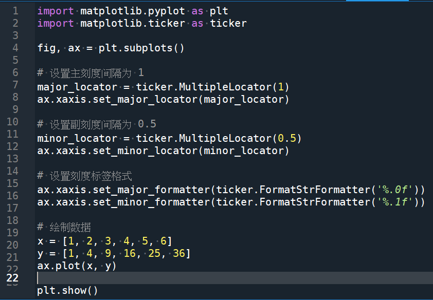 Python: matplotlib如何繪製出副刻度?minor_locator = ticker.MultipleLocator(0.5) ; ax.xaxis.set_minor_locator(minor_locator) - 儲蓄保險王