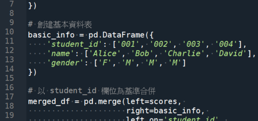 Python: 如何用pandas.merge() 合併兩個DataFrame? 具關聯性欄位合併 - 儲蓄保險王