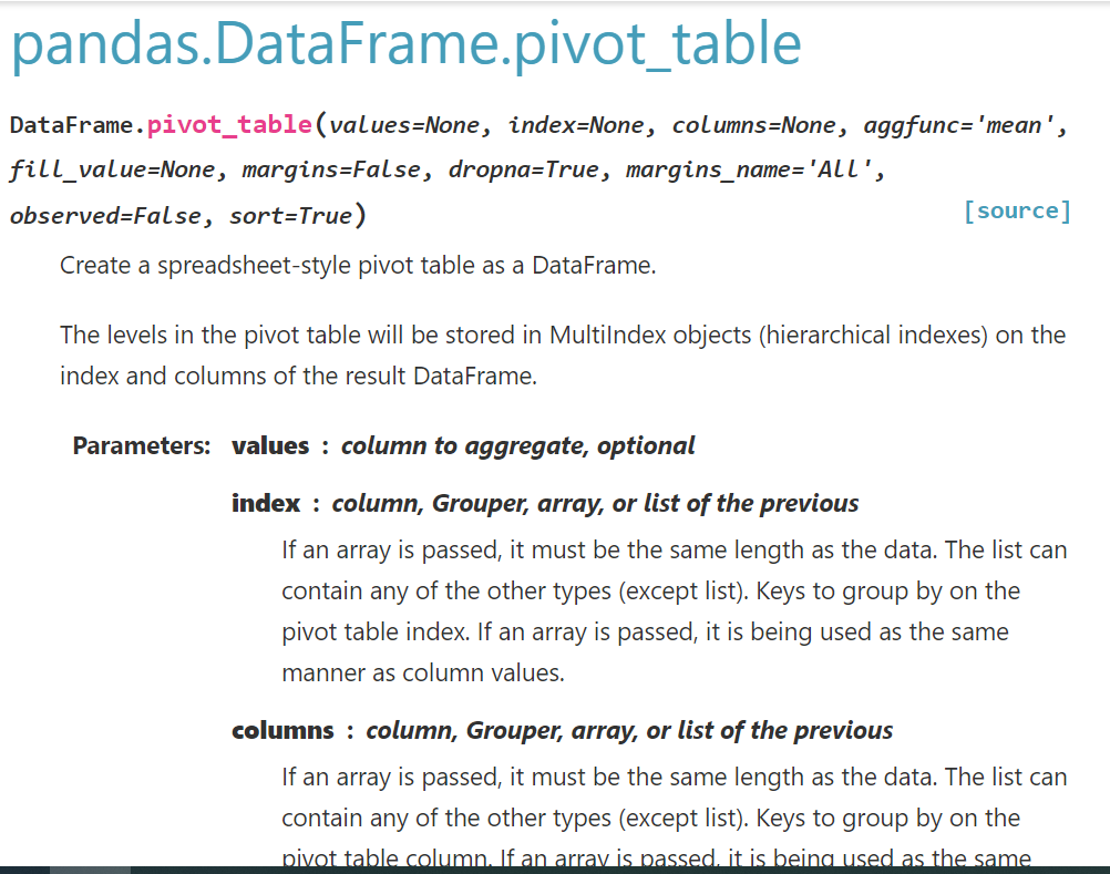 Python如何做excel的樞紐分析? DataFrame .pivot_table (values=None, index=None, columns=None, aggfunc='mean') ; df.groupby(['A', 'B', 'C'], sort=False)['D'].sum().unstack('C') - 儲蓄保險王