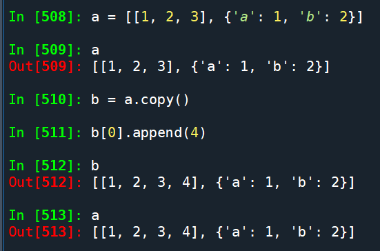 Python: 淺拷貝(shallow copy) vs 深拷貝（deep copy）,什麼時候需要用深拷貝? import copy ; b = copy.deepcopy(a) - 儲蓄保險王