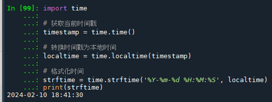 Python中的時間處理簡介; timestamp: float = time.time() #獲取時間戳; localtime = time.localtime( timestamp ) #獲取localtime; strftime = time.strftime('%Y-%m-%d %H:%M:%S', localtime) #獲取strftime #str format time - 儲蓄保險王