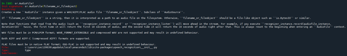 Python: 如何使用speech_recognition 將wav檔轉為文字？with sr.AudioFile(p) as source: audio = r.record(source) ; 如何使用mic當音源? with sr.Microphone() as source: audio_data = recognizer.listen(source) - 儲蓄保險王