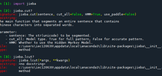 Python: 如何使用jieba做中文斷詞? jieba.cut(sentence, cut_all=False, HMM=True, use_paddle=False) #.cut() return generator 如果需要獲取具體結果，需要用 join() 或 list() 處理 #.lcut() 直接生成list - 儲蓄保險王