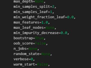 Python 機器學習: RandomForestRegressor 隨機森林迴歸器詳解; from sklearn.ensemble import RandomForestRegressor