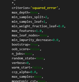 Python 機器學習: RandomForestRegressor 隨機森林迴歸器詳解; from sklearn.ensemble import RandomForestRegressor - 儲蓄保險王