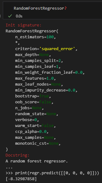Python 機器學習: RandomForestRegressor 隨機森林迴歸器詳解; from sklearn.ensemble import RandomForestRegressor - 儲蓄保險王