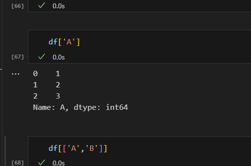 Python: pandas.DataFrame (df) 的取值: df [單一字串] 或df [list_of_strings] 選取一個或多個columns; df [切片] 或 df [bool Series] 選取多個rows - 儲蓄保險王