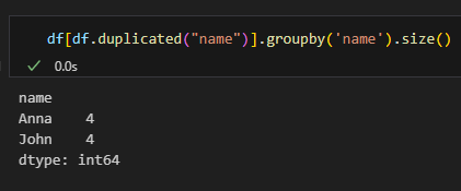 Python Pandas GroupBy 的 size 陷阱：為什麼你的計數結果總是不對？如何計算重複次數? duplicates = df.duplicated( subset = ['name'] ) - 儲蓄保險王