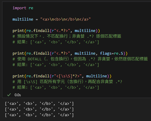 python 正則表示法的量詞: *(0個以上) +(1個以上) ?(0 or 1個) 與貪婪/非貪婪, ? 的多重角色(量詞、非貪婪修飾、語法) - 儲蓄保險王
