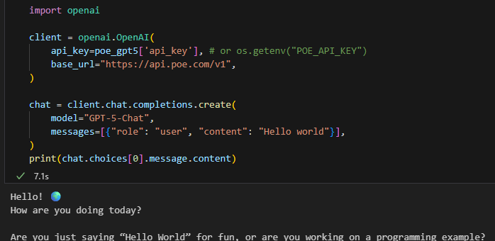Python如何串接Poe API,使用各知名大型語言模型?GPT-5 , Claude-Sonnet-4-Reasoning , Gemini-2.5-Pro ... - 儲蓄保險王