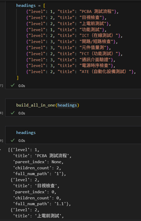 Python 堆疊演算法入門:用 namedtuple 解析 PCBA 測試流程階層;章節編號連續化 - 儲蓄保險王
