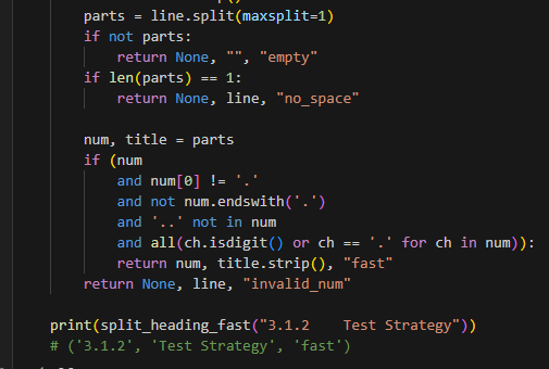 Python str.split() 的 maxsplit 速懂教學（含常見陷阱與實用對比）;如何分割標題號 與 標題文字? "3.1.2  Test Strategy".split(maxsplit=1) #注意中間無底線: 非max_split - 攝影或3C - 儲蓄保險王