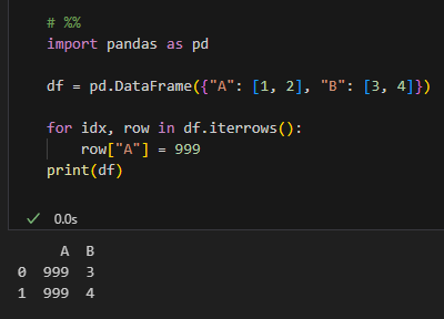 Python pandas iterrows:為什麼你改 row 沒有效果?正確更新 DataFrame 的方法 - 儲蓄保險王