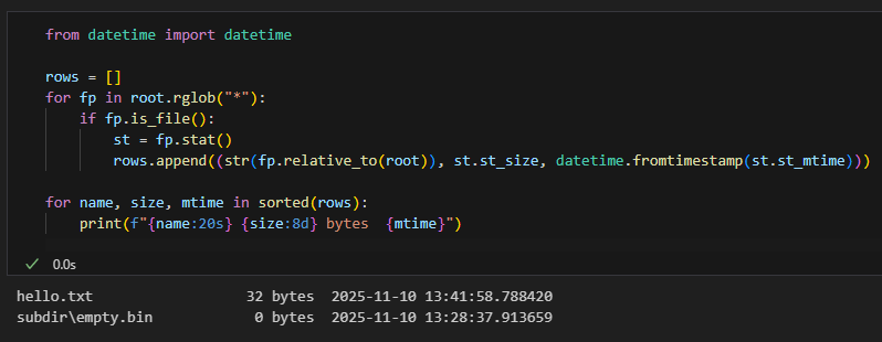 Python 入門教學:用 Path.stat() 與 os.stat() 讀懂檔案資訊; from pathlib import Path ; type(p).__name__ #'WindowsPath'; p.stat().st_size == os.stat(p).st_size == os.path.getsize(p) - 儲蓄保險王
