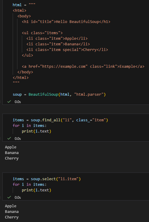 Python 網頁解析入門：BeautifulSoup 的 find vs select_one; find_all vs select ; Python 風格 vs CSS selector (支援 #id, .class, 層級選擇); from bs4 import BeautifulSoup - 儲蓄保險王
