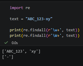 Python 正規表達式教學：看懂 re.split()、W|_ 與 flags=re.ASCII # w代表 word character ~ [A-Za-z0-9_] - 儲蓄保險王