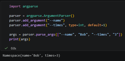 argparse 超簡單教學:讓 Python 小工具聽懂你的指令; parser = argparse .ArgumentParser() ; parser.add_argument("-name") ; args = parser.parse_args() - 儲蓄保險王