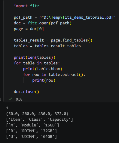 Python PyMuPDF fitz 教學：從pdf中抓文字、抓 fonts、抓表格; pip install PyMuPDF ; import fitz ; text_dict = page.get_text("dict") #type(page) is pymupdf.Page ; blocks:list[dict] = text_dict['blocks'] ; page.find_tables().tables [0].extract() ;如何判斷粗體字? - 儲蓄保險王