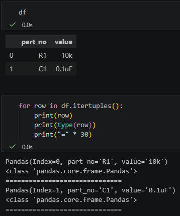Python pandas 逐列讀取教學:itertuples() vs iterrows() ; for row in df.itertuples ( index=False, name=None) - 儲蓄保險王