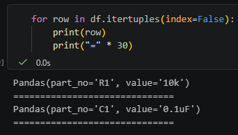 Python pandas 逐列讀取教學:itertuples() vs iterrows() ; for row in df.itertuples ( index=False, name=None) - 儲蓄保險王