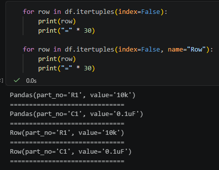 Python pandas 逐列讀取教學:itertuples() vs iterrows() ; for row in df.itertuples ( index=False, name=None) - 儲蓄保險王
