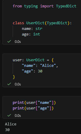 Python 資料模型完整教學：dataclass、TypedDict 與 Pydantic 的選擇與比較; from dataclasses import dataclass ; from typing import TypedDict ; from pydantic import BaseModel - 儲蓄保險王