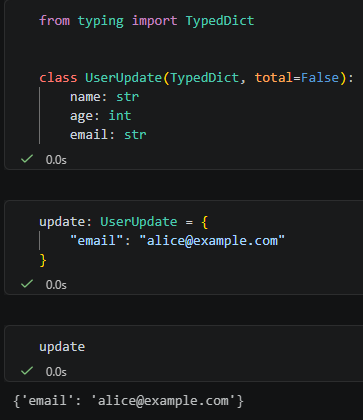 Python 資料模型完整教學：dataclass、TypedDict 與 Pydantic 的選擇與比較; from dataclasses import dataclass ; from typing import TypedDict ; from pydantic import BaseModel - 儲蓄保險王