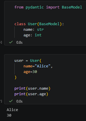 Python 資料模型完整教學：dataclass、TypedDict 與 Pydantic 的選擇與比較; from dataclasses import dataclass ; from typing import TypedDict ; from pydantic import BaseModel - 儲蓄保險王