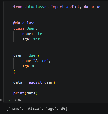 Python 資料模型完整教學：dataclass、TypedDict 與 Pydantic 的選擇與比較; from dataclasses import dataclass #自訂類別物件; from typing import TypedDict #內建的dict物件; from pydantic import BaseModel #自訂模型物件 - 儲蓄保險王